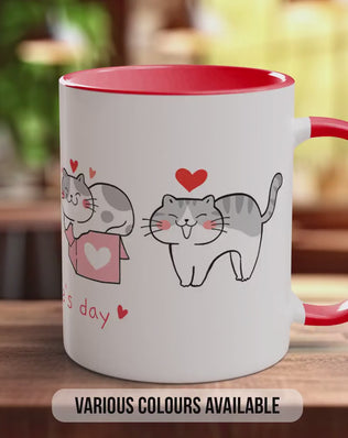 Valentine Cats Mug – Handmade Premium Quality Bone China Mug With Smash Proof Packaging