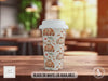 Sweater Weather Autumn Travel Mug – Cosy Fall Coffee Cup with Black or White Lid – Handmade UK Gift