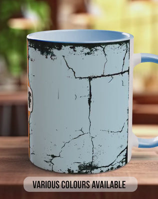 Vintage Gulf Oil Mug | Classic Racing Stripe Design | Retro Garage & Motorsport Gift | Handmade UK