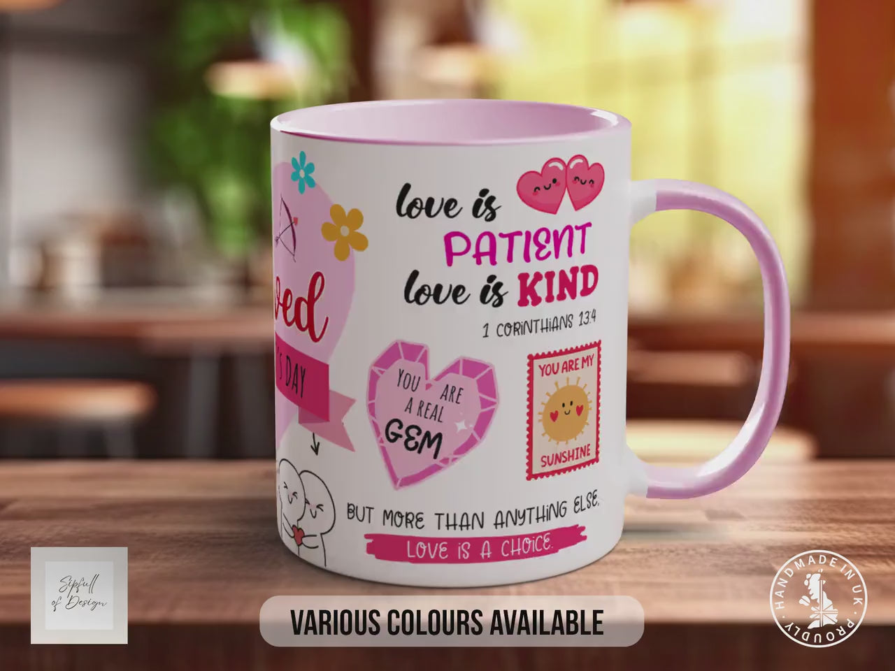 You Are Loved Mug | Happy Valentine’s Day Gift | Romantic Love Mug | Handmade UK