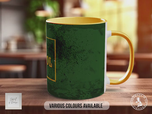 BP Energol Motor Oil Mug – Vintage Garage Mug | Retro BP Design | Handmade in Sussex UK