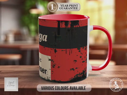 Swarfega Mug | Vintage Hand Cleanser Tin Design | Mechanic Gift | Retro Workshop Mug