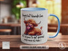 Going Out Sounds Fun, But I'd Have To Get Dressed And Move So, Nah! Cow Mug - Sarcastic Coloured Mug