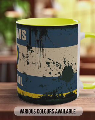 Duckhams Q Motor Oil Mug – Retro Racing Mug for Car Lovers | Classic Duckhams Q Design | Handmade in Sussex UK