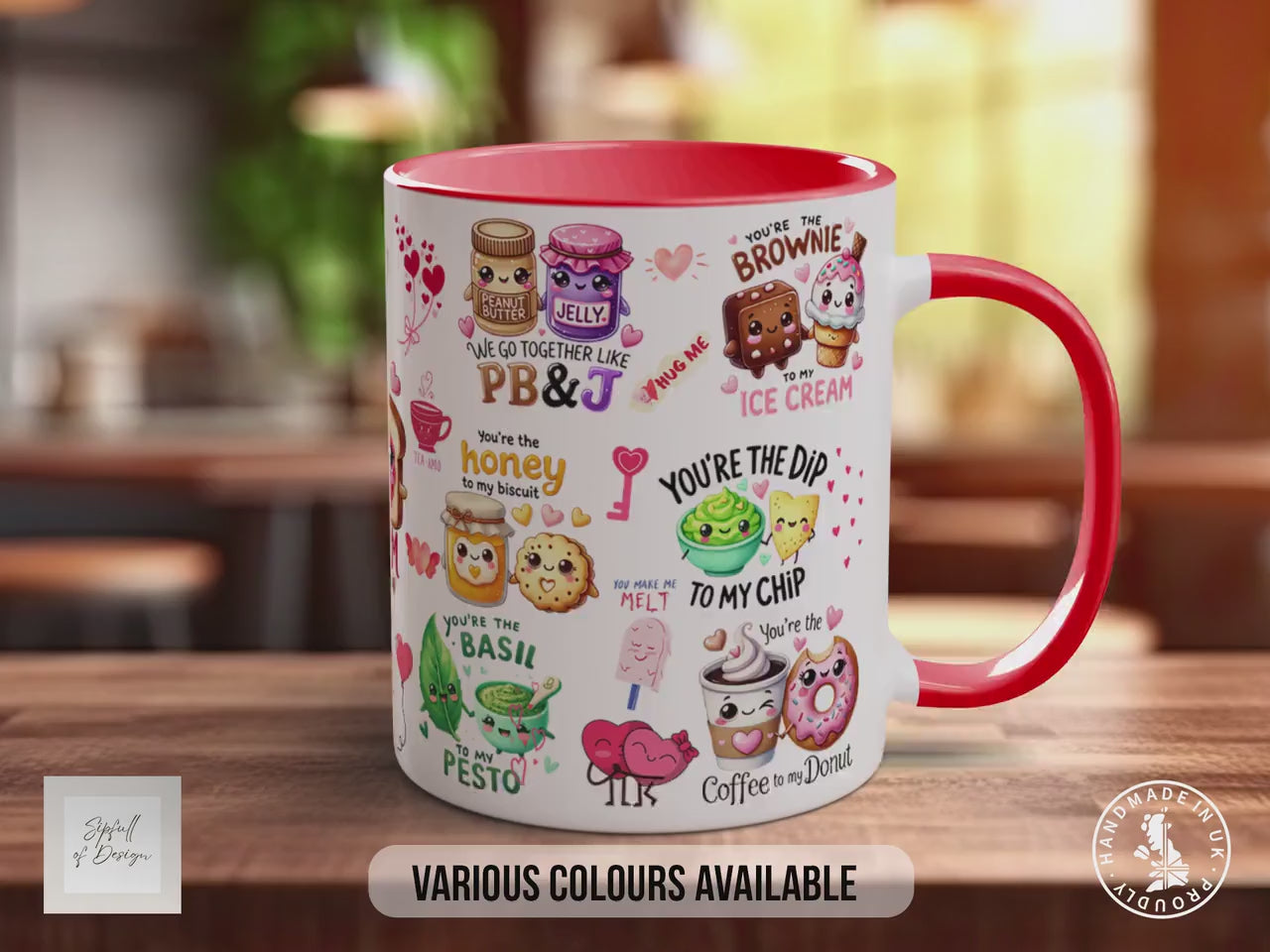 You’re the Jam to My Toast Mug | Food Pun Valentine Gift | Funny Romantic Mug | Handmade UK