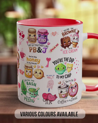 You’re the Jam to My Toast Mug | Food Pun Valentine Gift | Funny Romantic Mug | Handmade UK