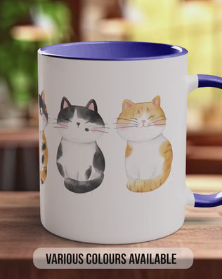 Cute Watercolour Cats Mug