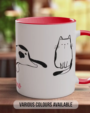 Cute Doodle Cats Mug