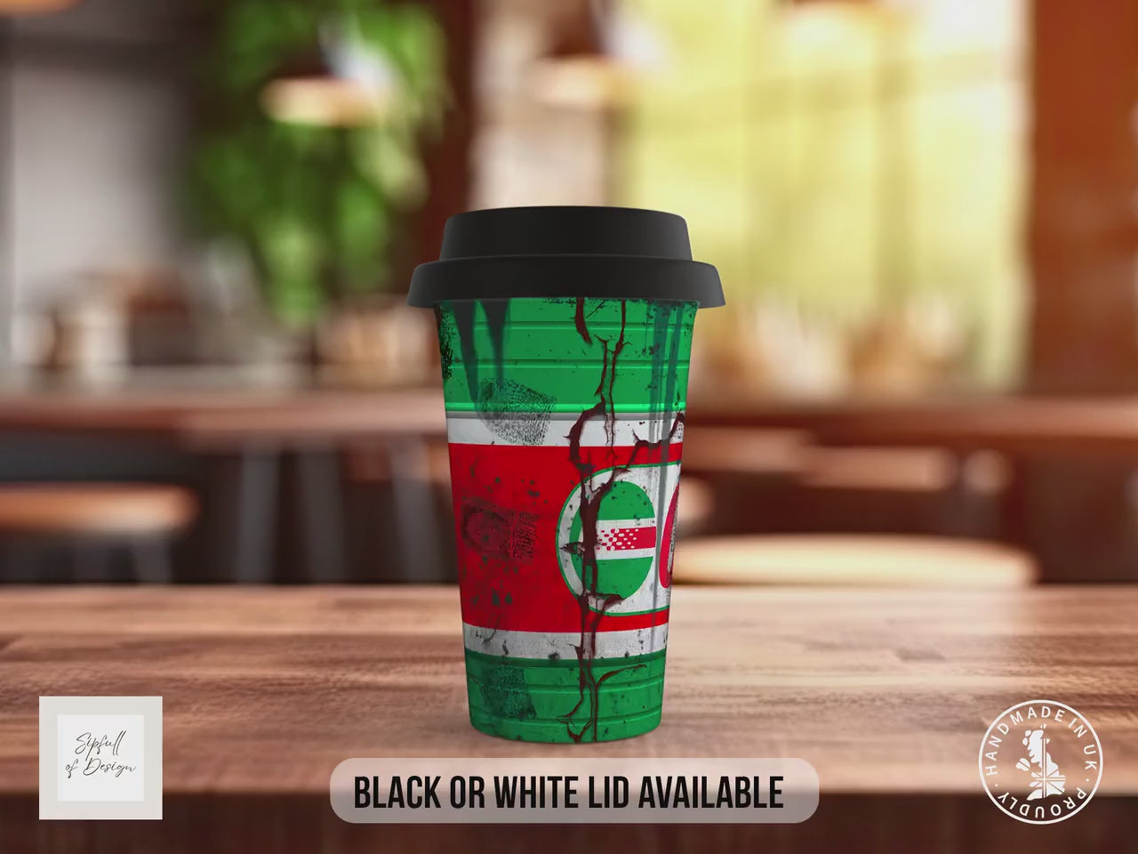 Castrol Motor Oil Travel Mug – Retro Petrolhead Insulated Coffee Cup