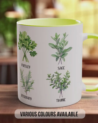 Kitchen Herbs Mug | Gift for Cooks & Herb Growers
