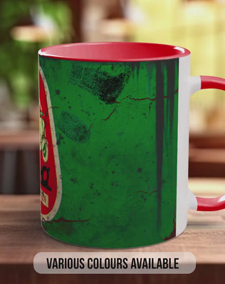 Castrol Oil Mugs Grungy  - Multiple Colour Options Version 4