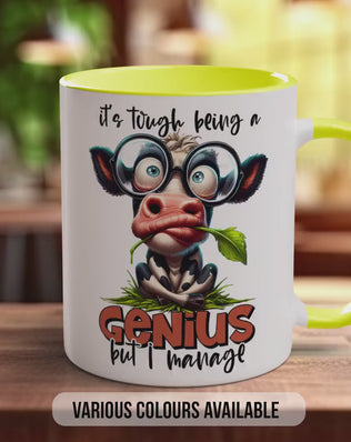 Funny Cow Mug – Sarcastic Coffee Mug 11oz Ceramic Dishwasher Safe Gift