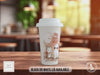 Hey Boo-tiful Halloween Travel Mug – Cute Ghost & Cat Coffee Cup with Black or White Lid – Autumn Gift