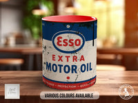Esso Motor Oil Mug | Vintage Retro Garage Gift for Petrolheads