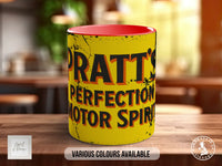 Pratt's Perfection Motor Spirit Mug | Vintage British Petrol Gift