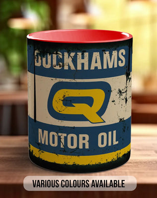 Duckhams Q Motor Oil Mug | Retro Racing Mug for Car Lovers