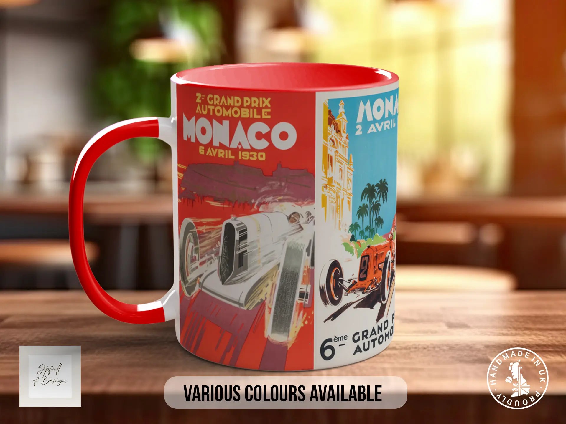 Monaco GP 1930s Mug | Vintage Pre-War Motorsport Gift
