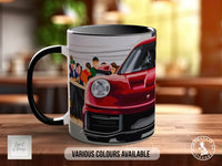 RML P39 Signature Mug – Joel Clark artwork, left view