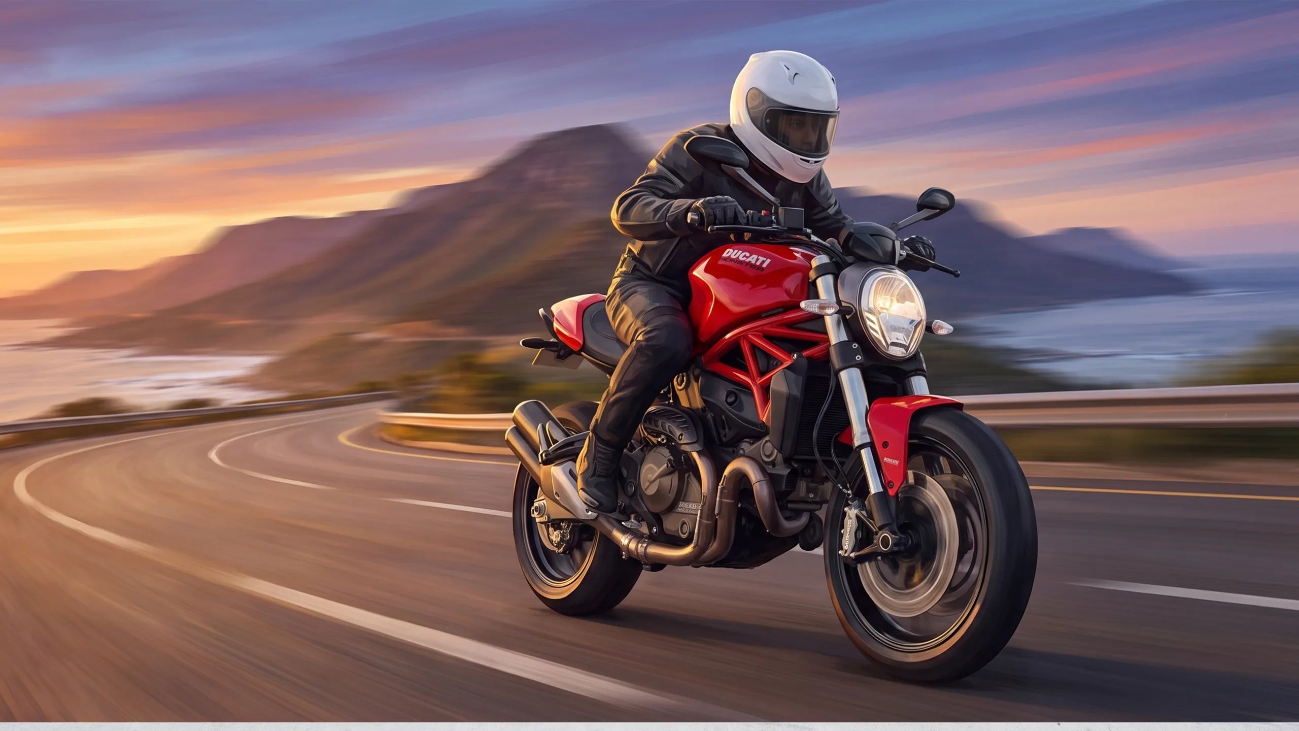 Your Rolling Render Motorbike Art — a bespoke cinematic portrait of your bike