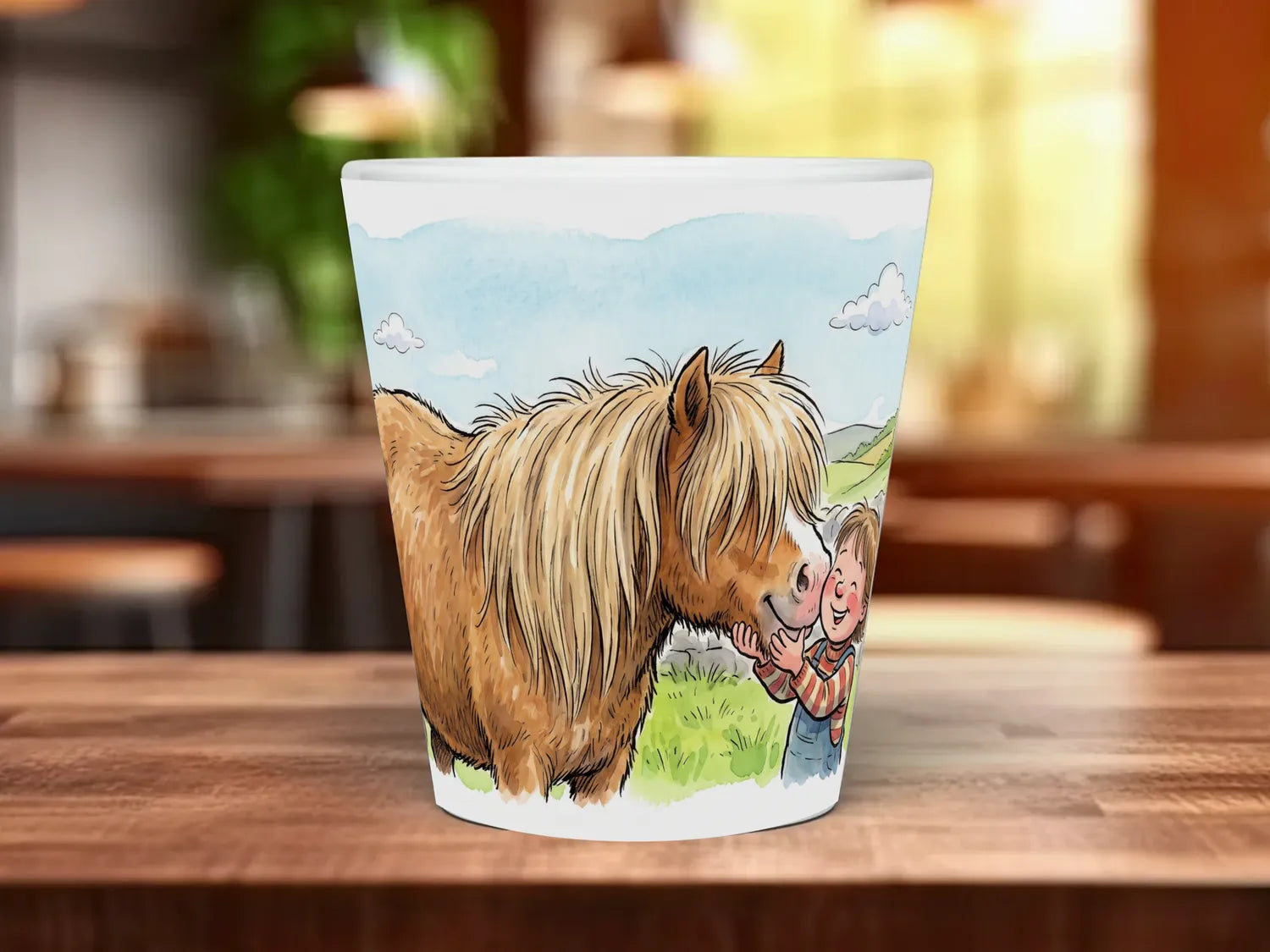 Shetland Pony Mug | Cheeky Little Pony Gift 12oz Latte