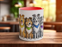 Shetland Sheepdogs Mug | Funny Sheltie Lover Gift
