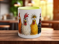 Strange Chickens Mug | Funny Crazy Chicken Lover Gift