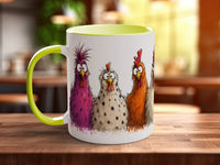 Strange Chickens Mug | Funny Crazy Chicken Lover Gift