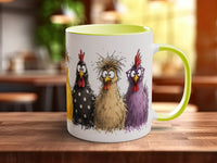 Strange Chickens Mug | Funny Crazy Chicken Lover Gift