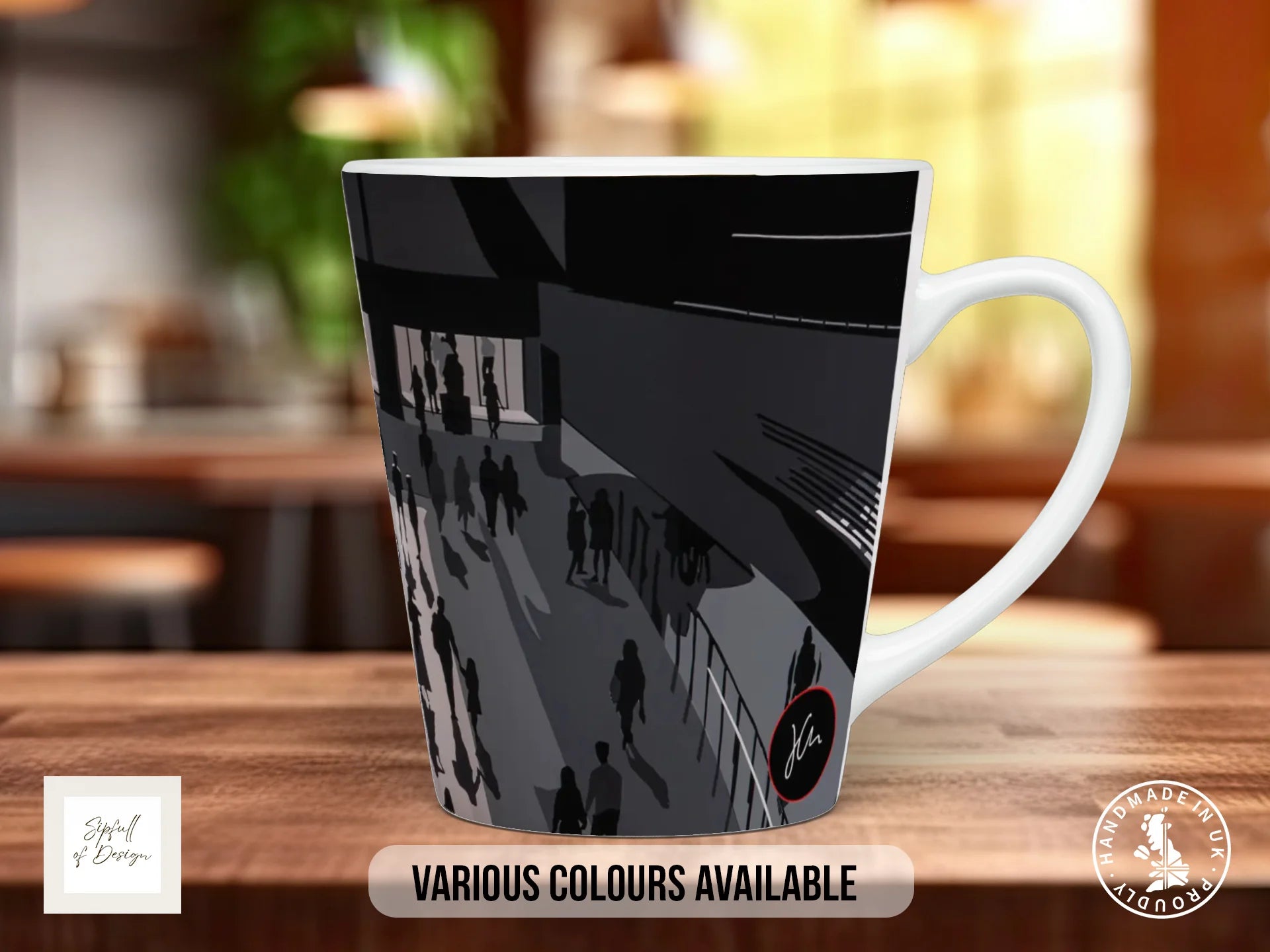Tate People Mug | Joel Clark Signature Art 12oz Latte