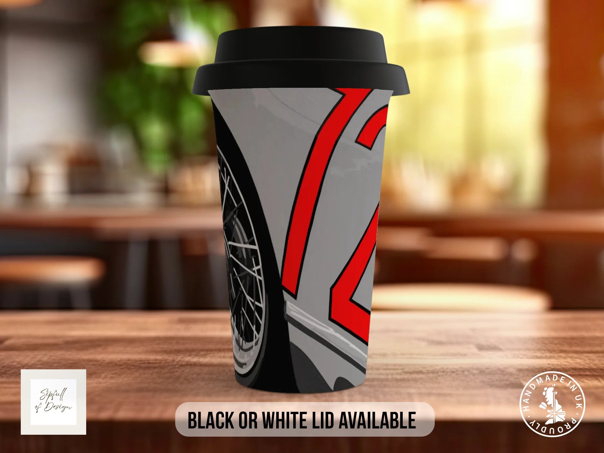 722 Mercedes-Benz 300 SLR Mug | Joel Clark Signature Automotive Design Travel Mug