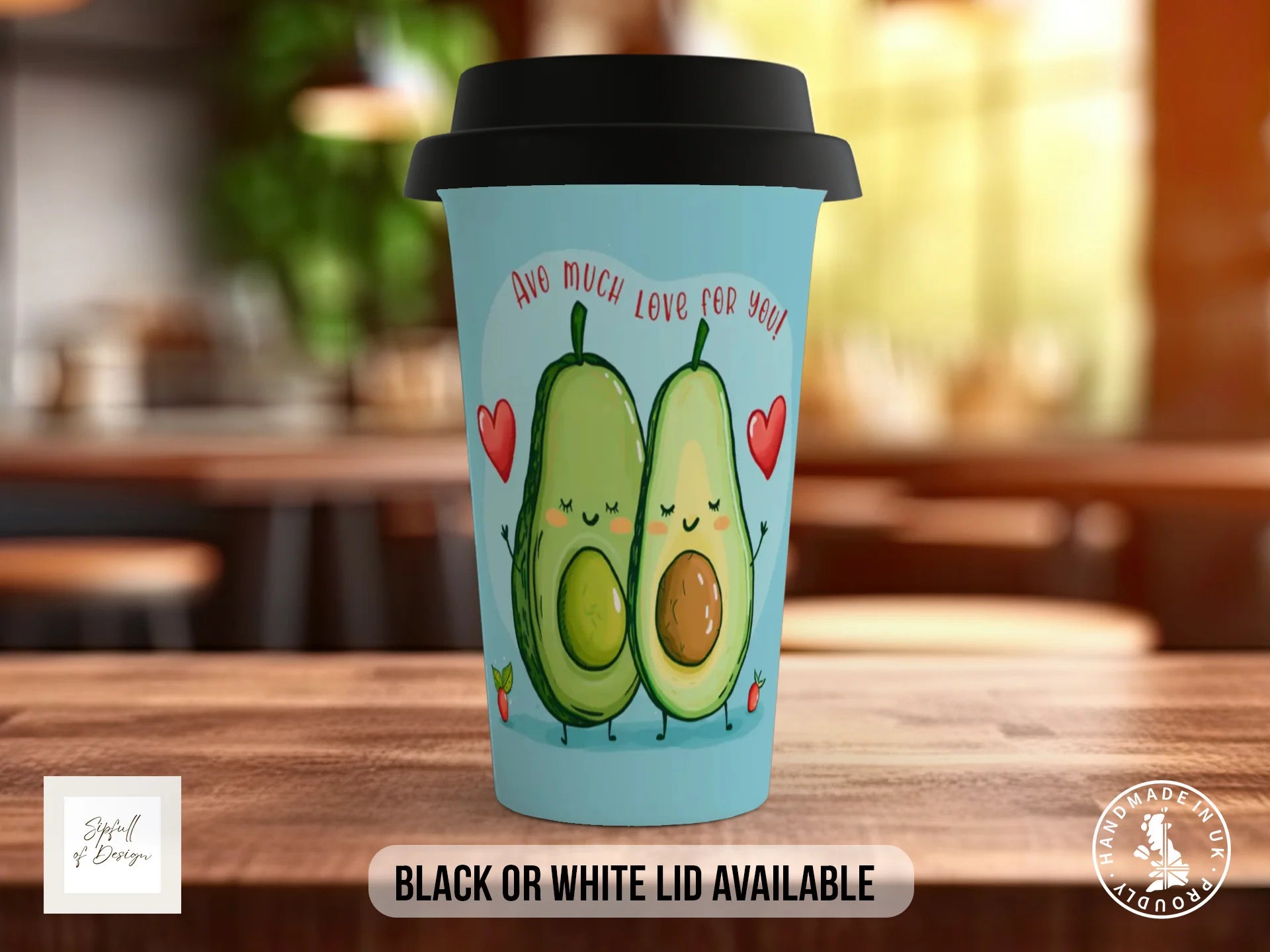 Avo Much Love For You Mug | Avocado Valentine’s Mug Travel Mug