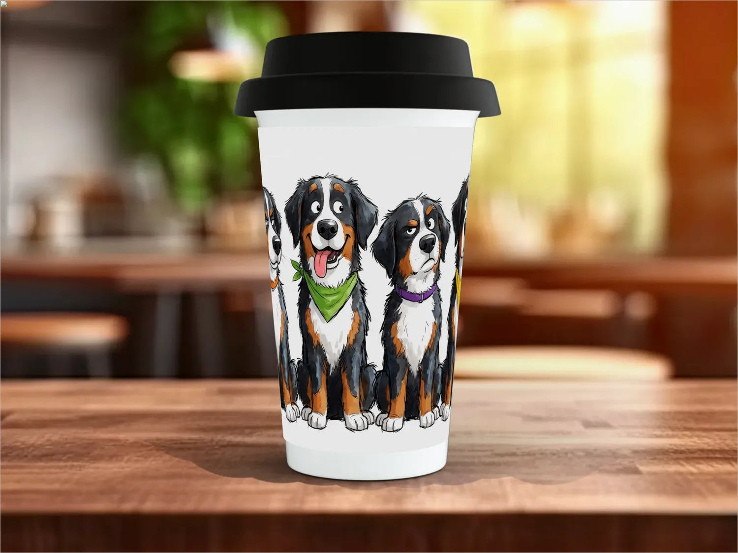 Black / Polymer / Travel Mug