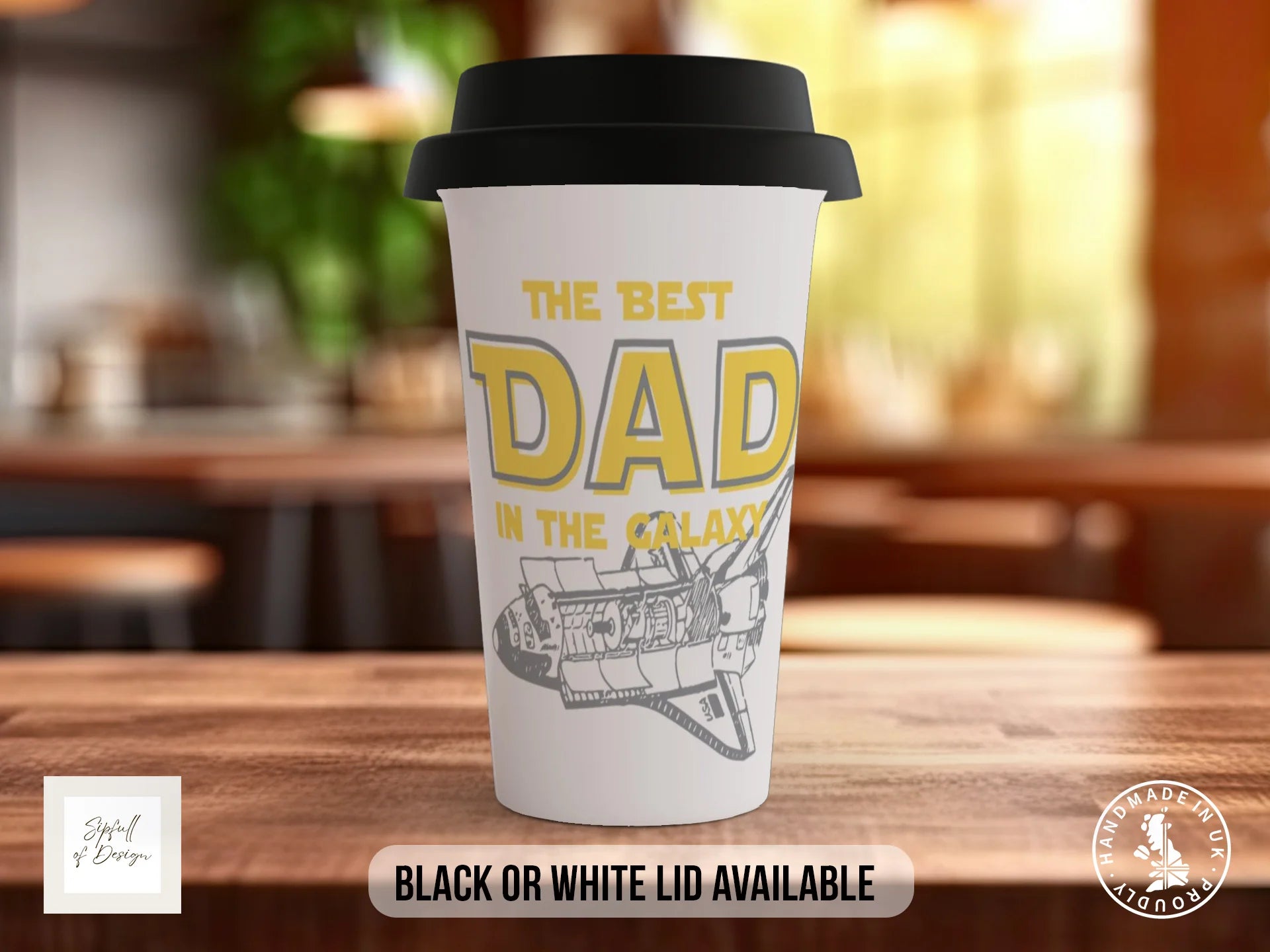Best Dad Ever Galaxy Mug | Colourful Father's Day Gift Travel Mug