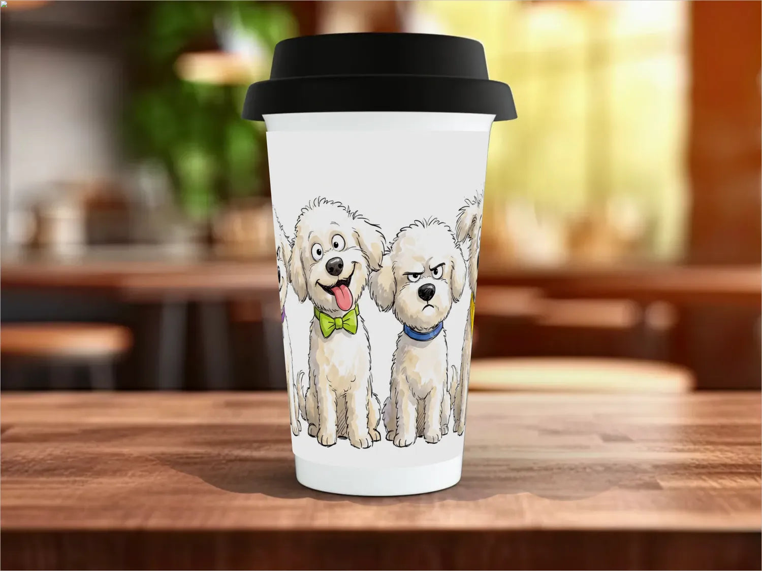 Black / Polymer / Travel Mug