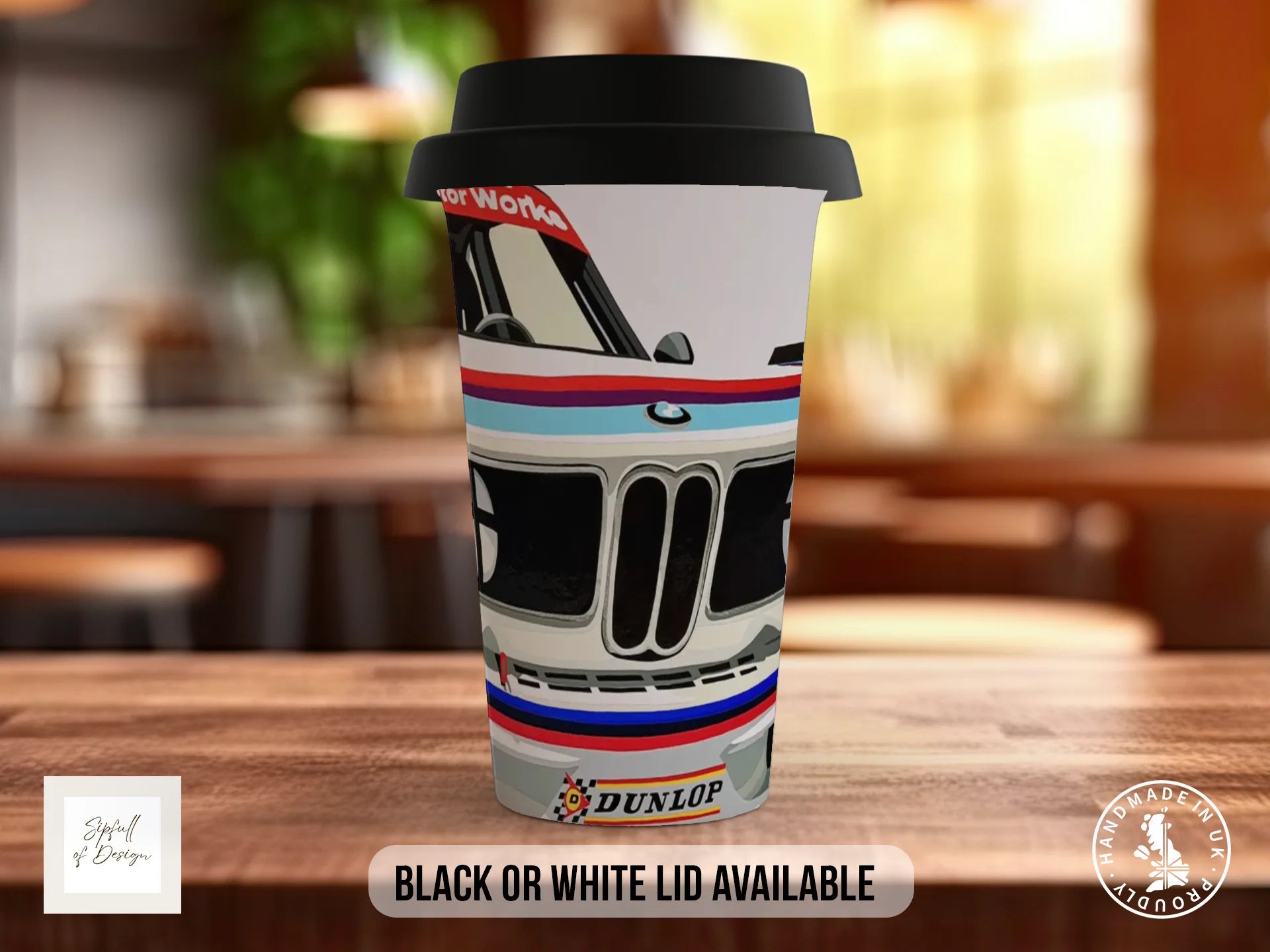 BMW 3.0 CSL Mug | Joel Clark Signature Automotive Design Travel Mug