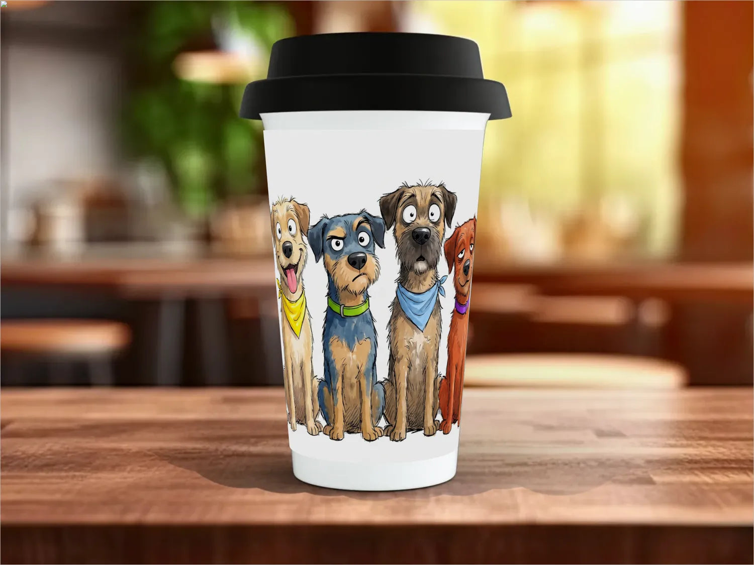 Black / Polymer / Travel Mug