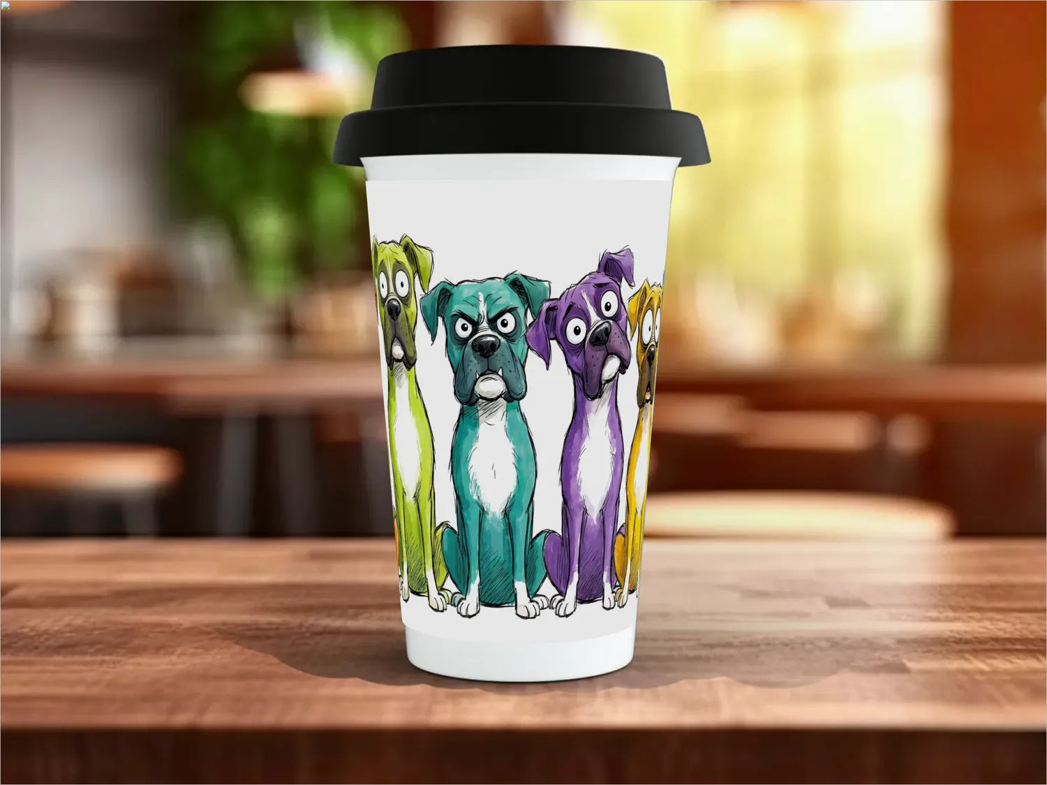 Black / Polymer / Travel Mug
