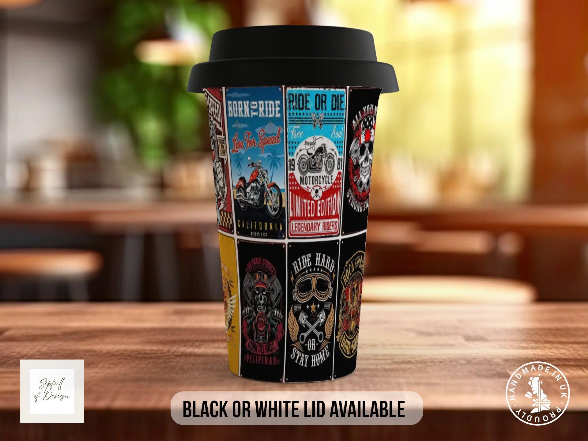 Built for Speed Mug | Retro Biker Motorcycle Gift Travel Mug