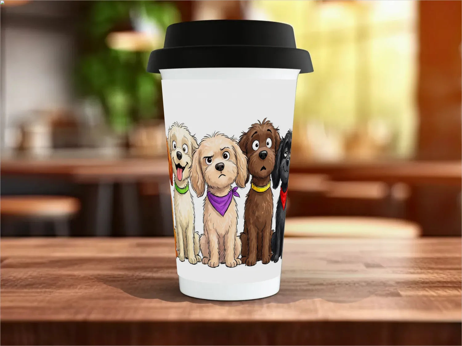 Black / Polymer / Travel Mug