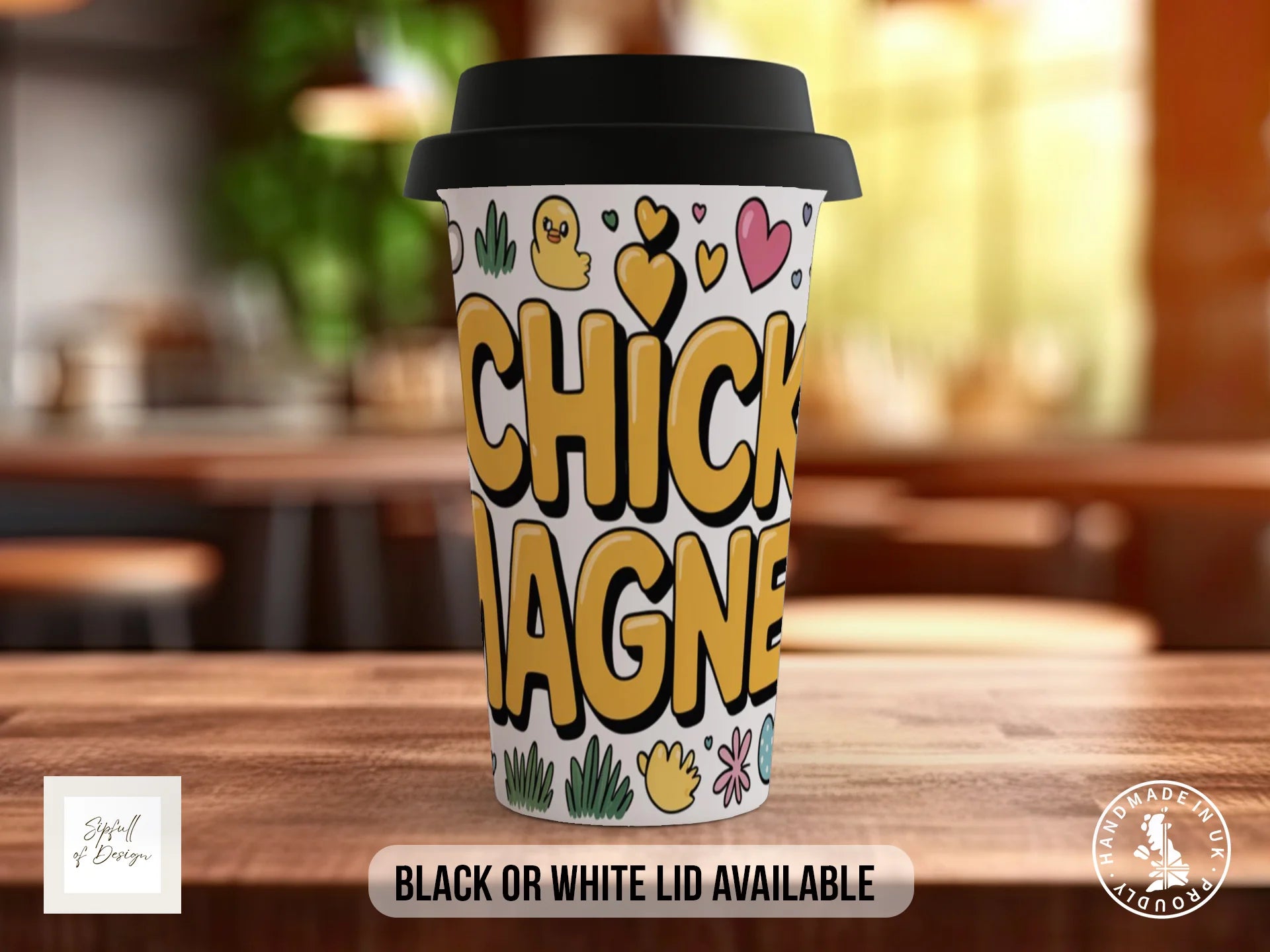 Chick Magnet Mug | Funny Easter Gift Travel Mug
