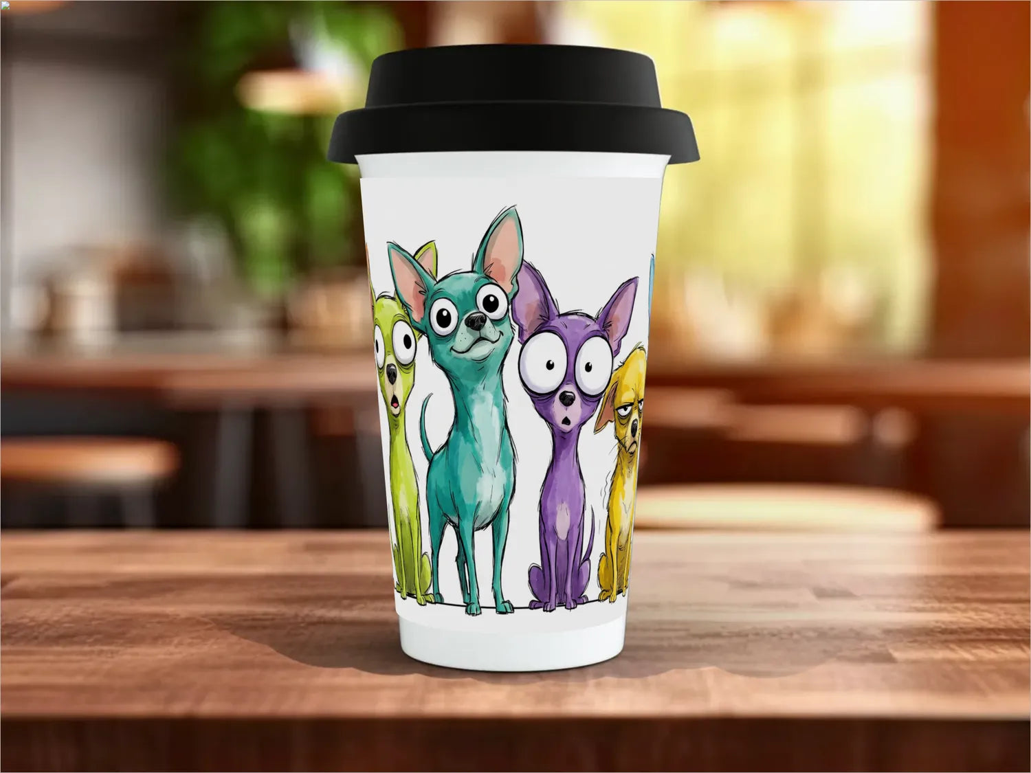 Black / Polymer / Travel Mug