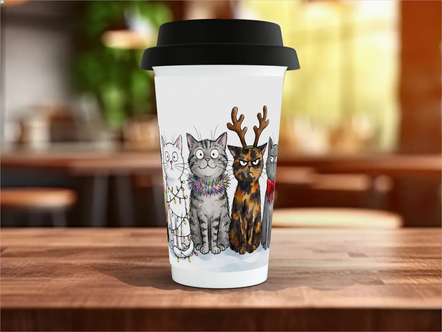 Black / Polymer / Travel Mug