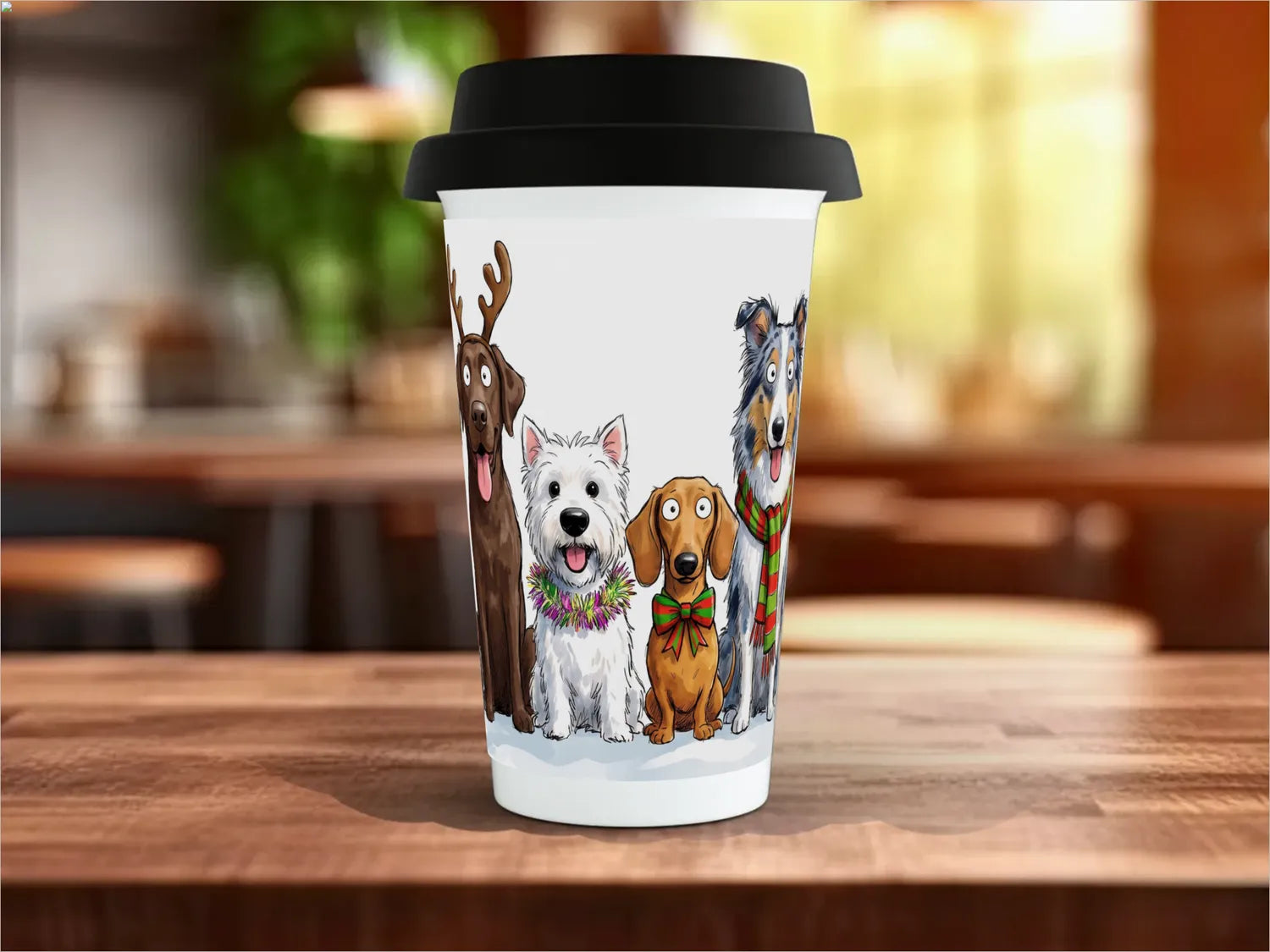 Black / Polymer / Travel Mug