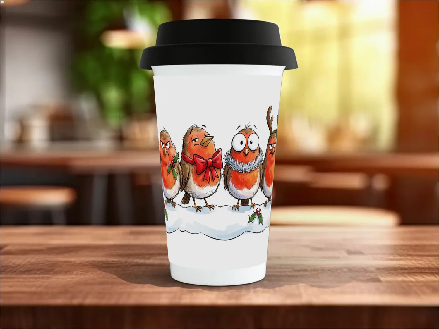 Black / Polymer / Travel Mug