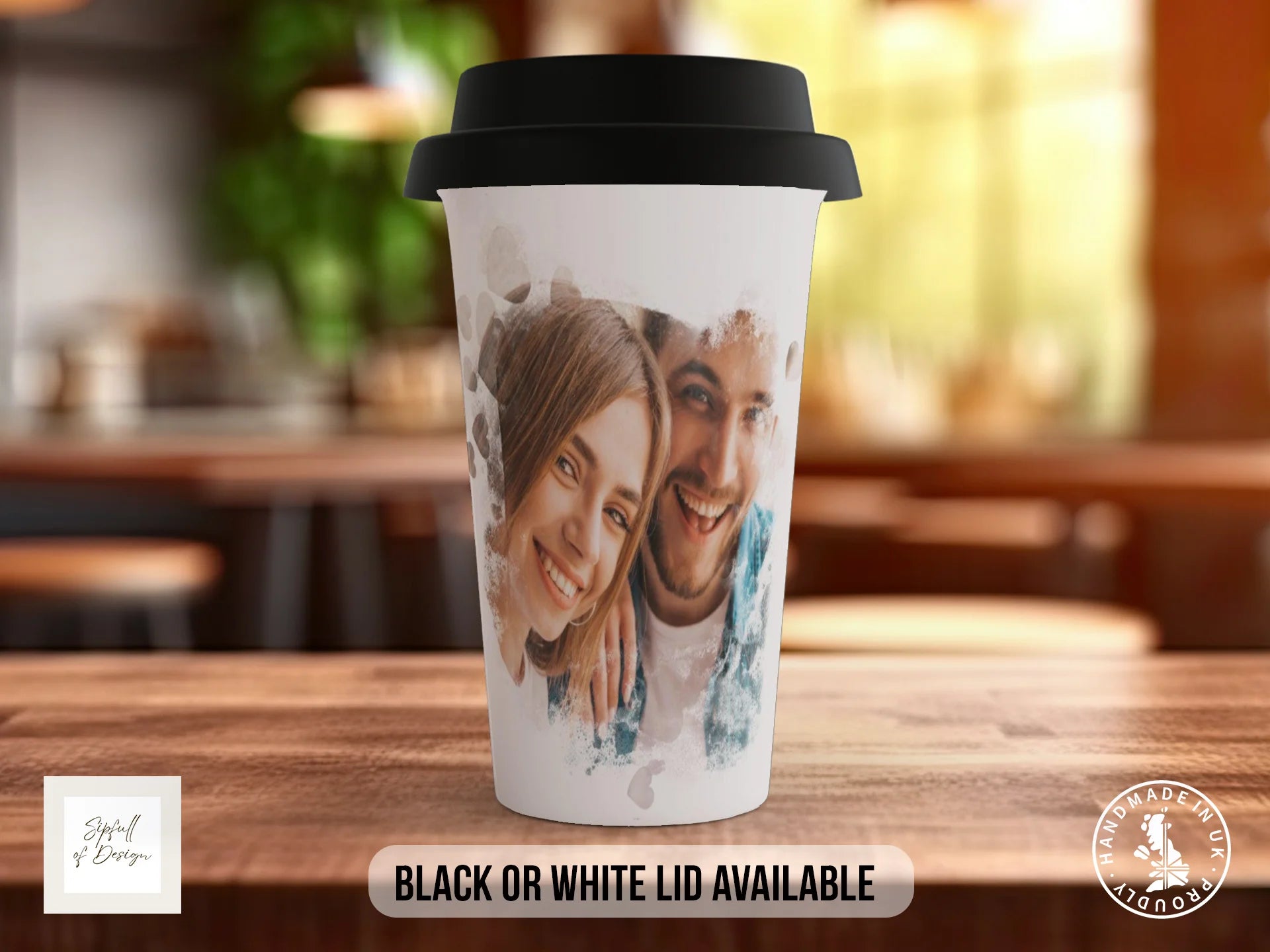 Black / Polymer / Travel Mug