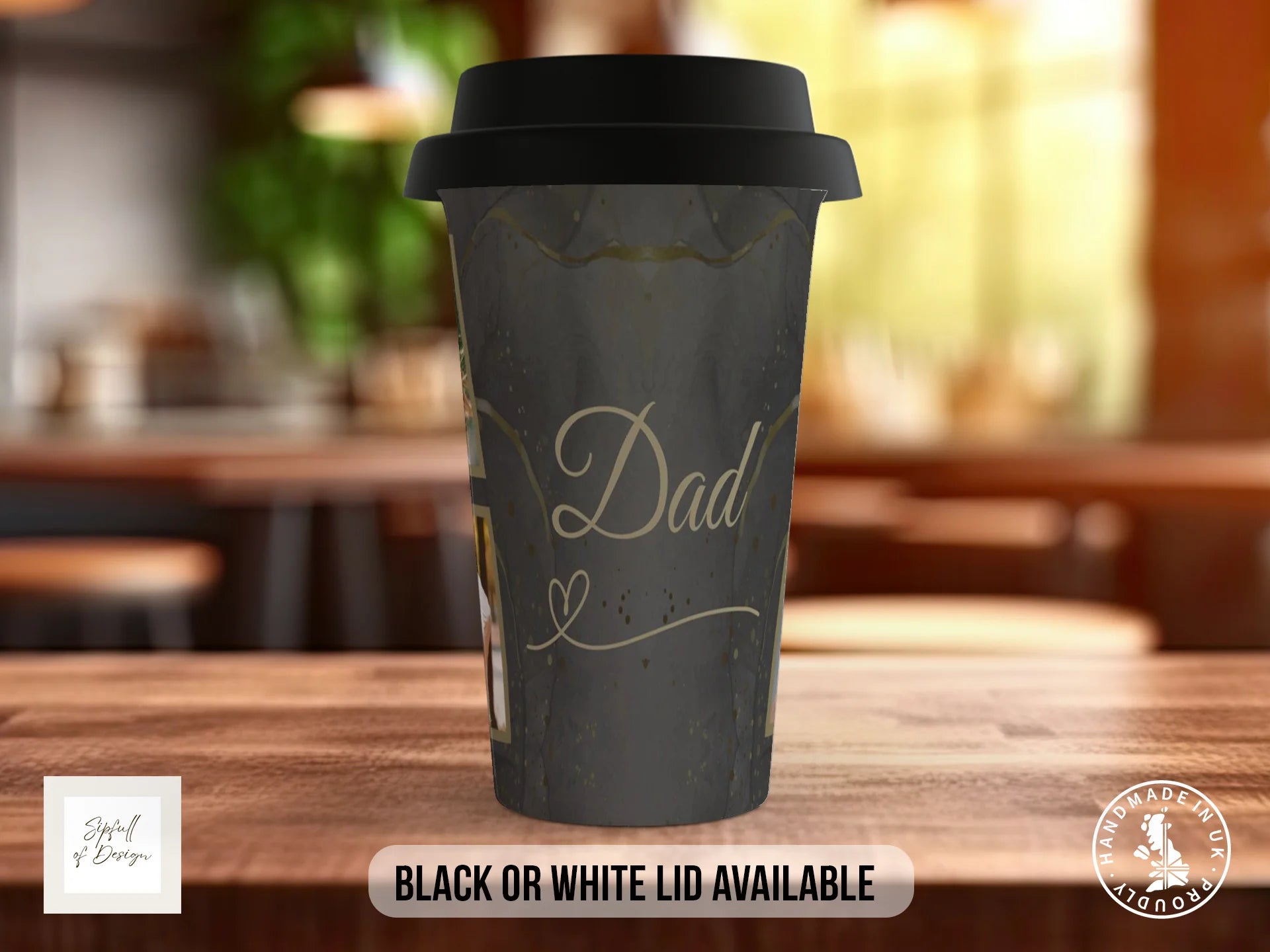 Black / Polymer / Travel Mug