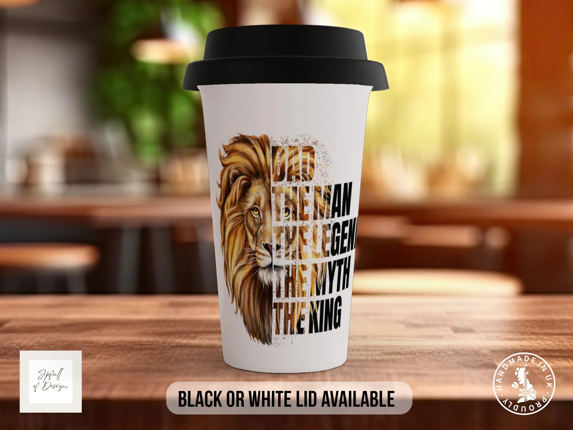 Dad The Man The Legend The Myth The King Mug | Father's Day Gift Travel Mug