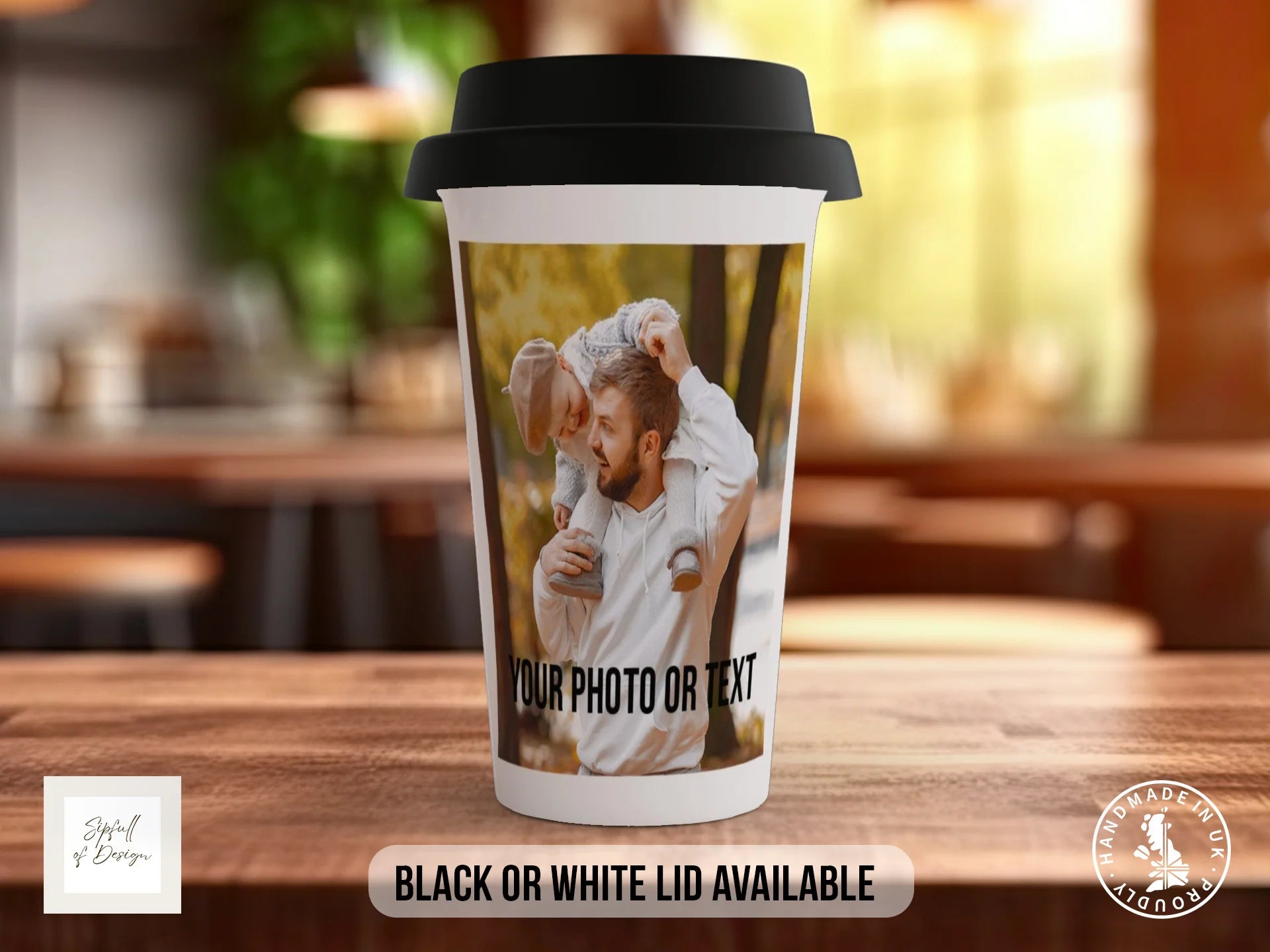 Black / Polymer / Travel Mug