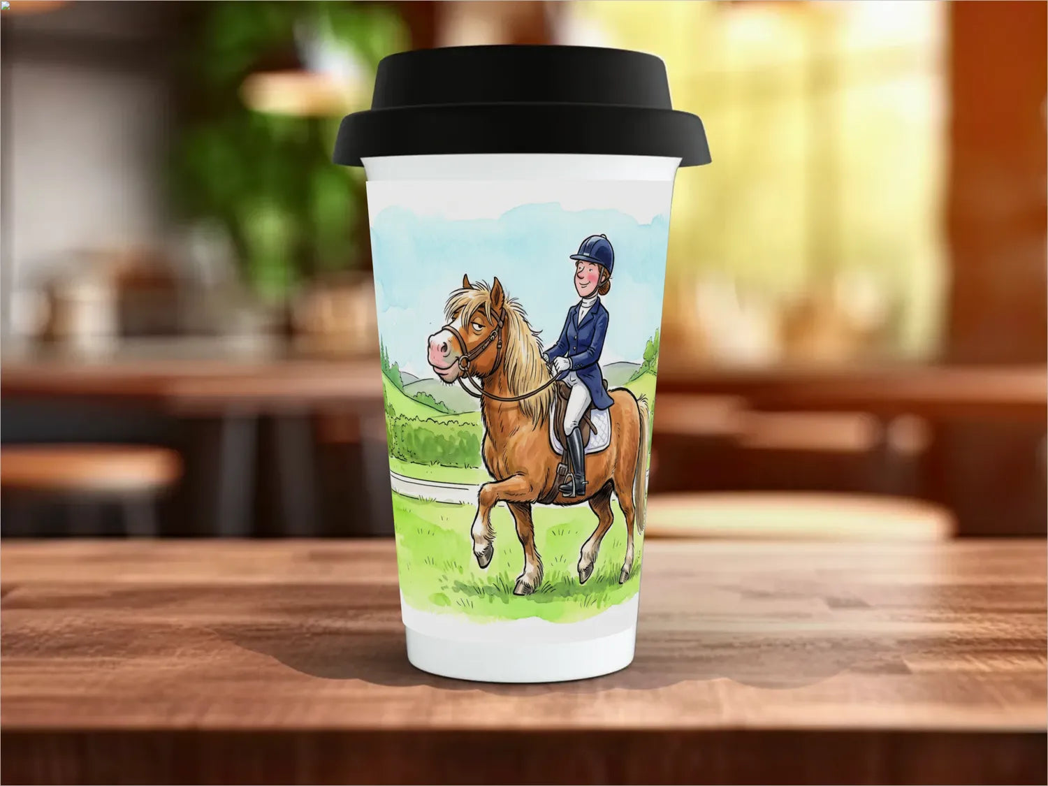 Dressage Diva Horse Mug | Funny Dressage Lover Gift Travel Mug