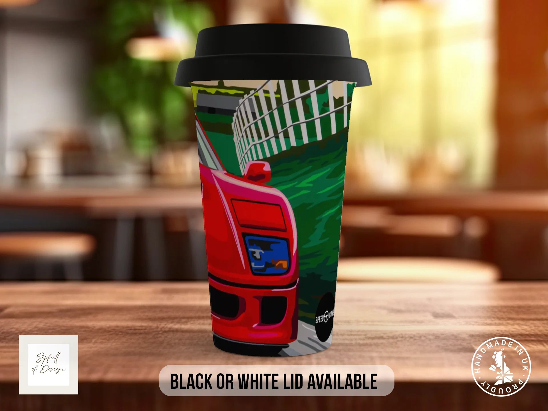 Ferrari F40 Hill Climb – Signature Mug Travel Mug